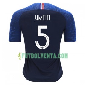 Camiseta de fútbol Francia Umtiti 5 1ª equipación Mundial 2018